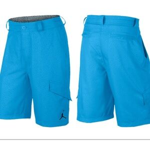 NWOT Jordan Men's Vibrant Blue Athletic Shorts